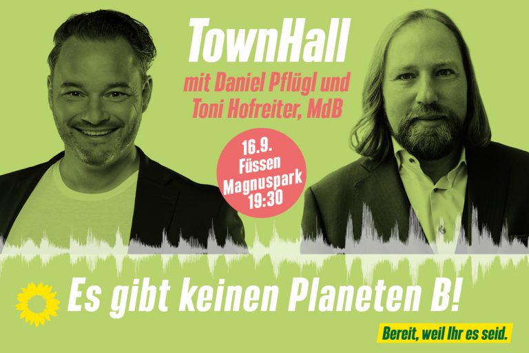 Townhall mit Toni Hofreiter und Daniel Pflügl