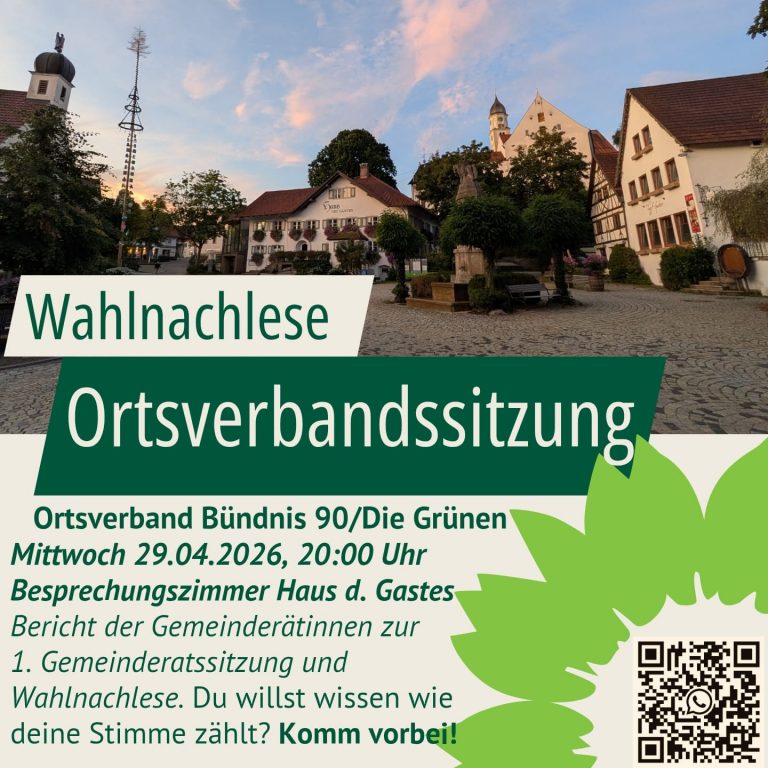 OV Sitzung Bad Grönenbach 29. April 2026